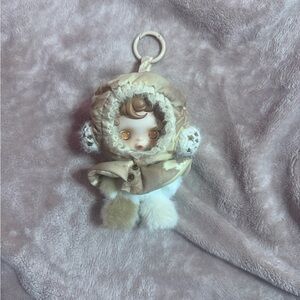Skullpanda plush pendant keychain